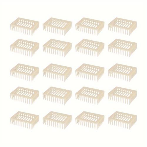 20pcs queen cage plastic queen bee cages transporting catcher beekeeping supplies rearing cup kit transporting catcher box beekeeper equipment tool