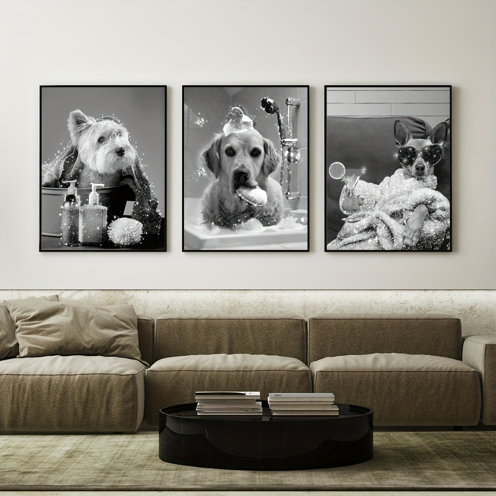 Dog themed best sale wall art