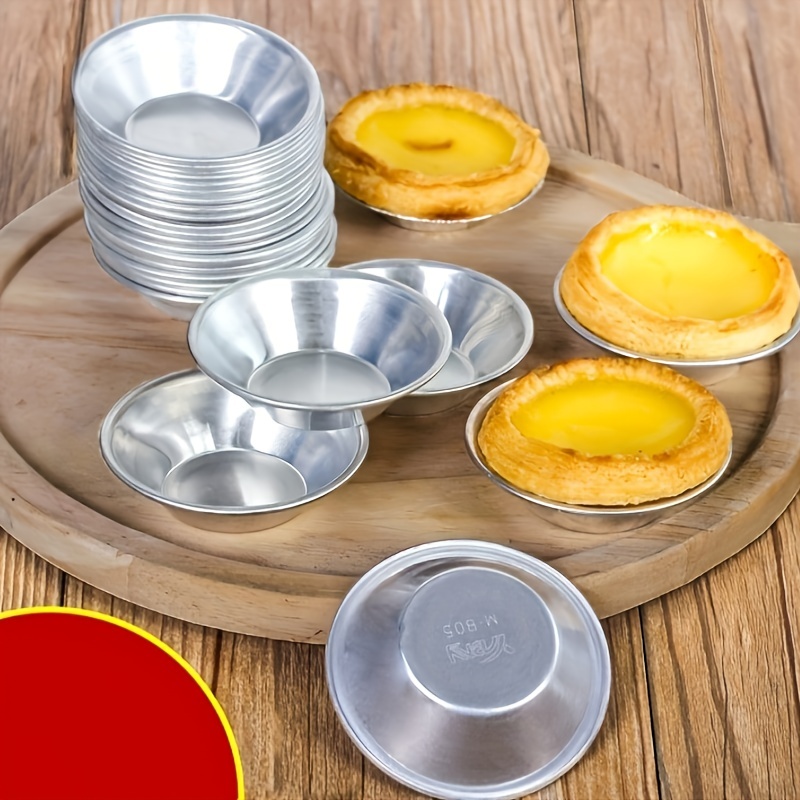 10Pcs Disposable Mini Pie Tins Tart Pans Small Pie Pan Round Cake