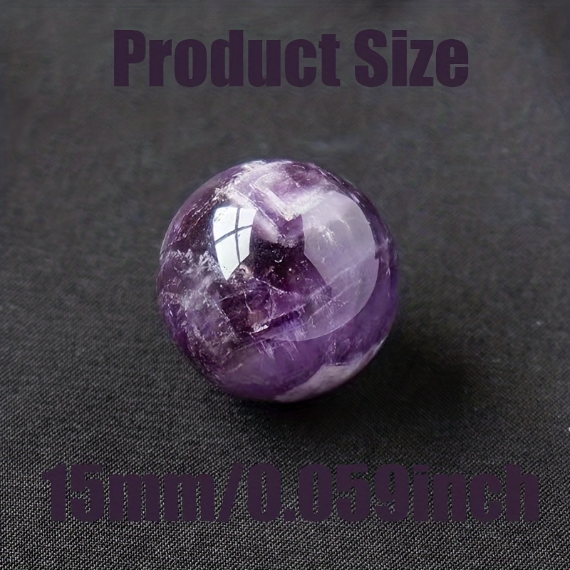 Natural Amethyst Crystal Stone Polished Healing Ball
