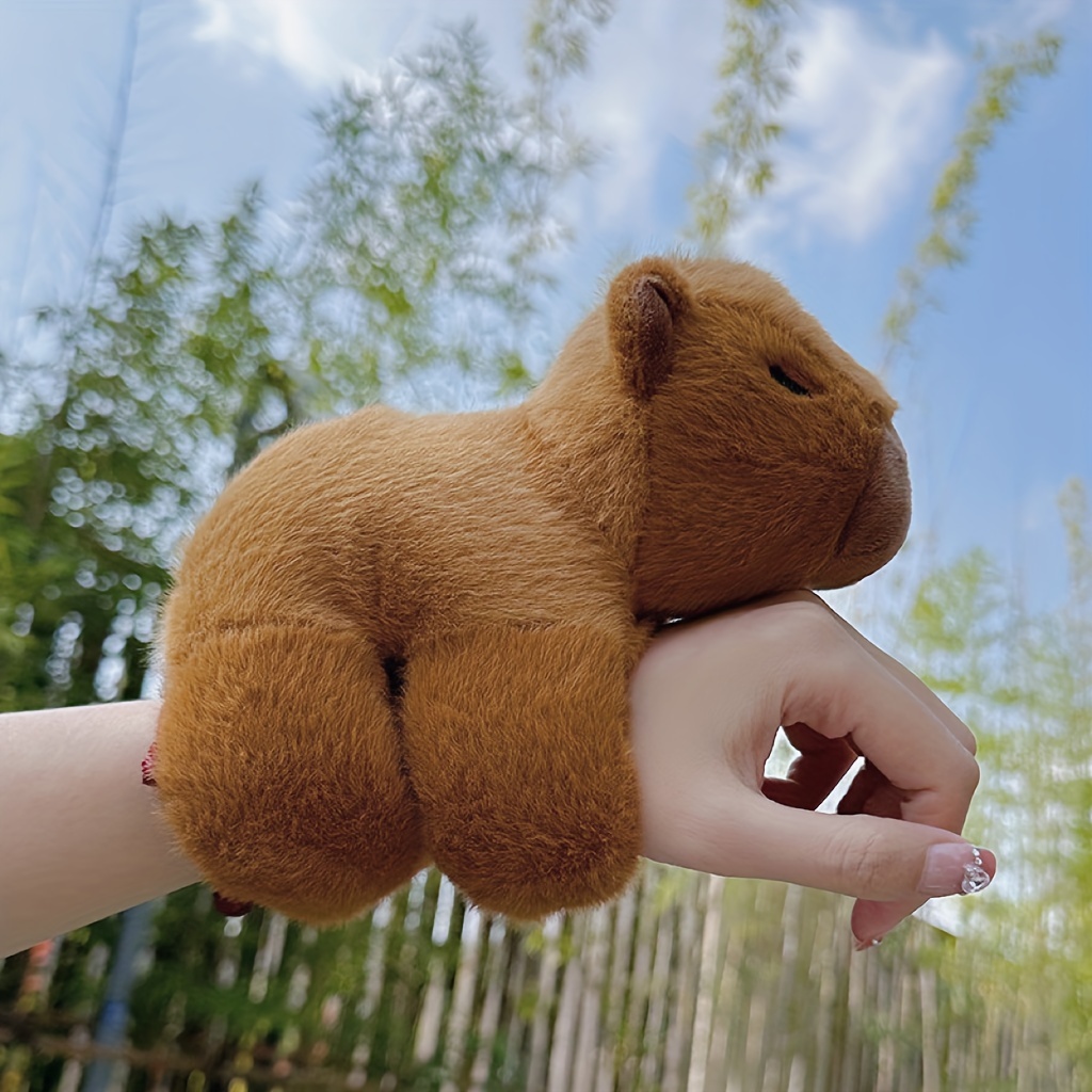 Capybara Clap Circle Toy Animal Slap Bracelets Fun Pop Circles