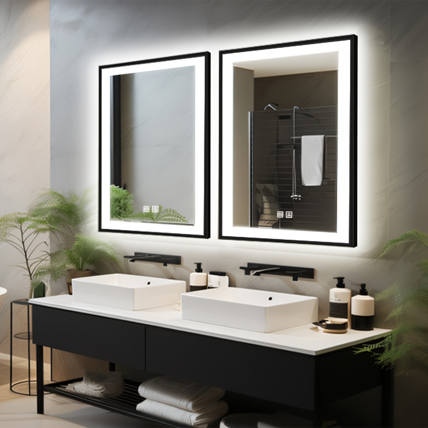 Upgraded Led Bathroom Mirror Ip54 Enhanced Anti fog - Temu