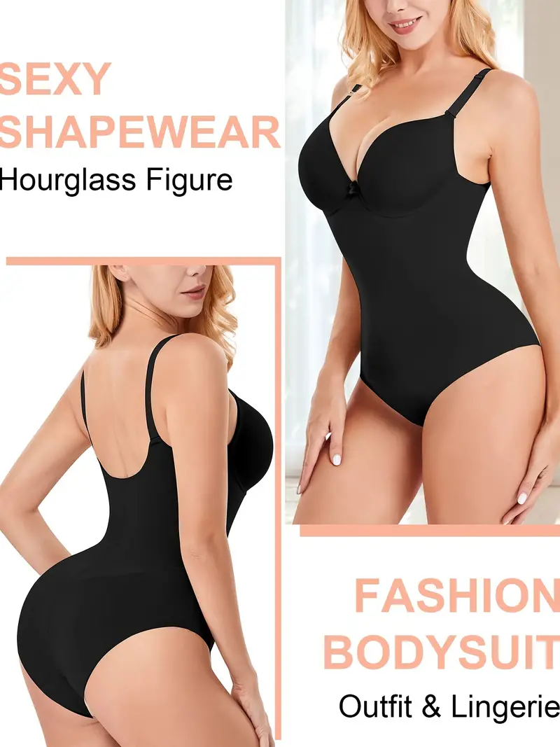 Bodysuit Shapewear Para Mulheres Controle De Barriga Slim - Temu