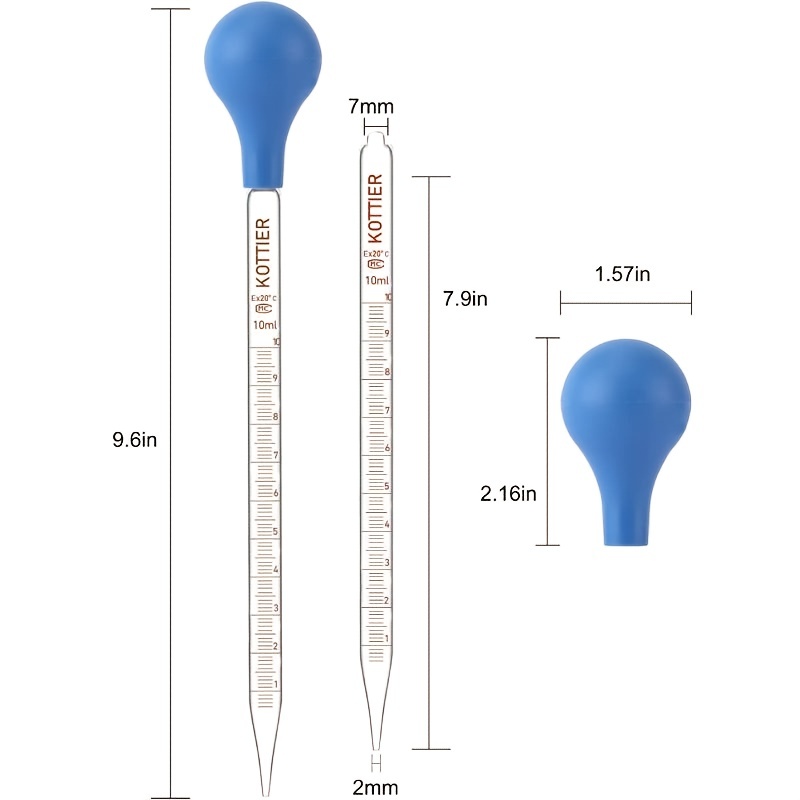 Glass Graduated Droppers Lab Pipettes Dropper Glass Liquid - Temu