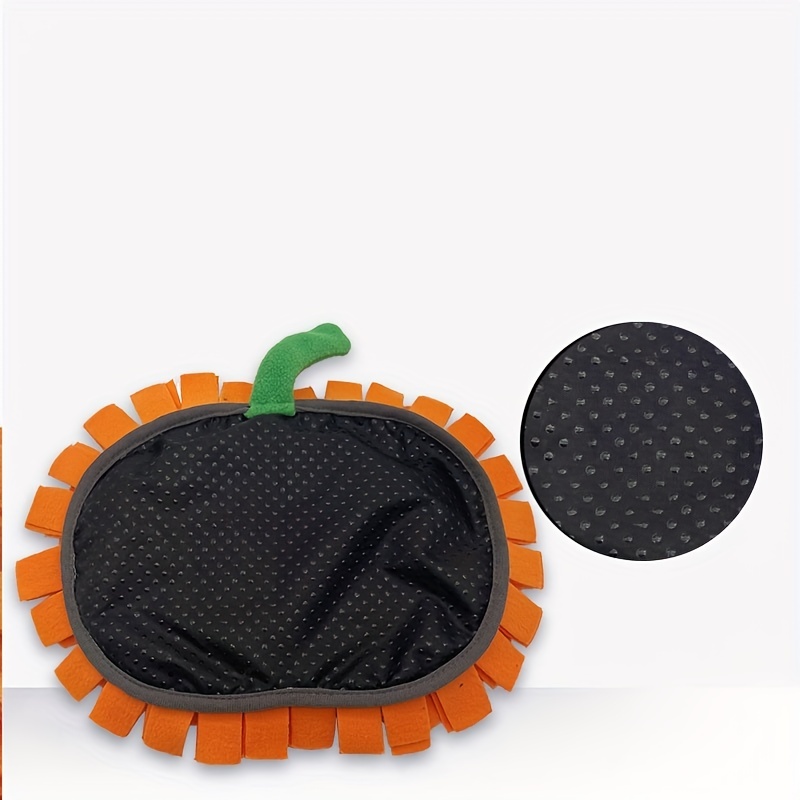 Dog Snuffle Mat Halloween Pumpkin Shape Pet Slow Feeding Pad Pet