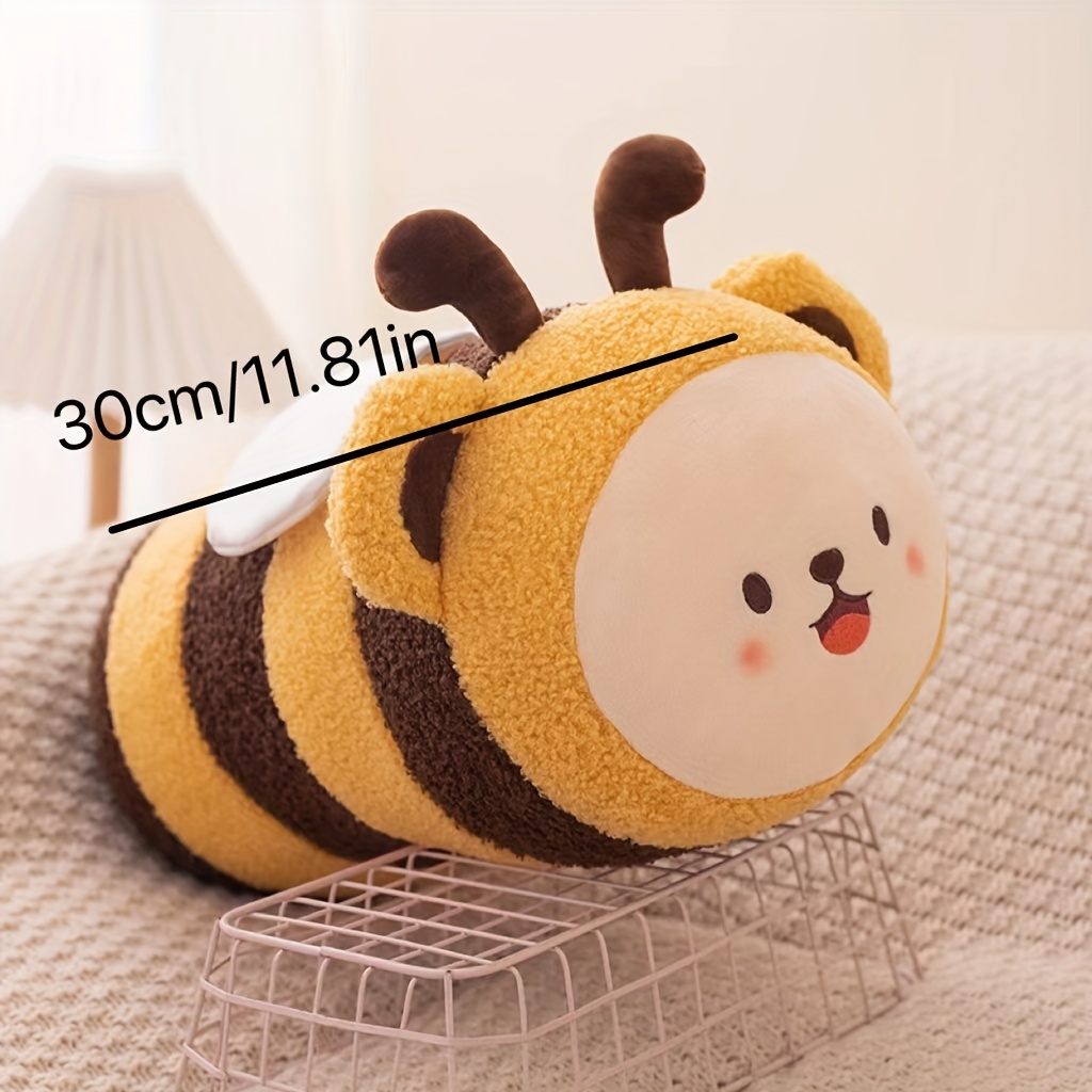 30cm Lovely Flower Bee Plush Stuffed Animal Bee Toy Soft