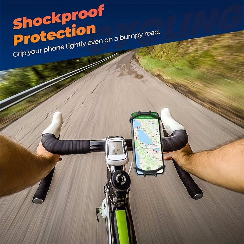 Support smartphone réglable pour vélo, poussette