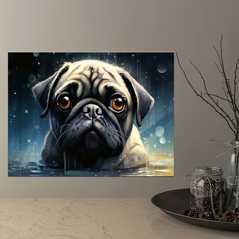 Pug canvas sale art