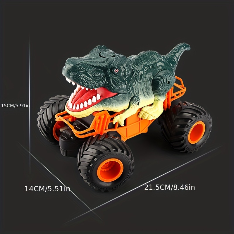 remote control dinosaur cars kids 2 4ghz rc dinosaur truck toys with light sound spray function rc car toys boys christmas gift christmas halloween thanksgiving gifts 3