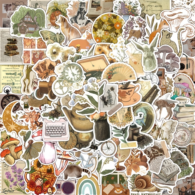  200pcs Artistic Stickers for Journaling Supplies
