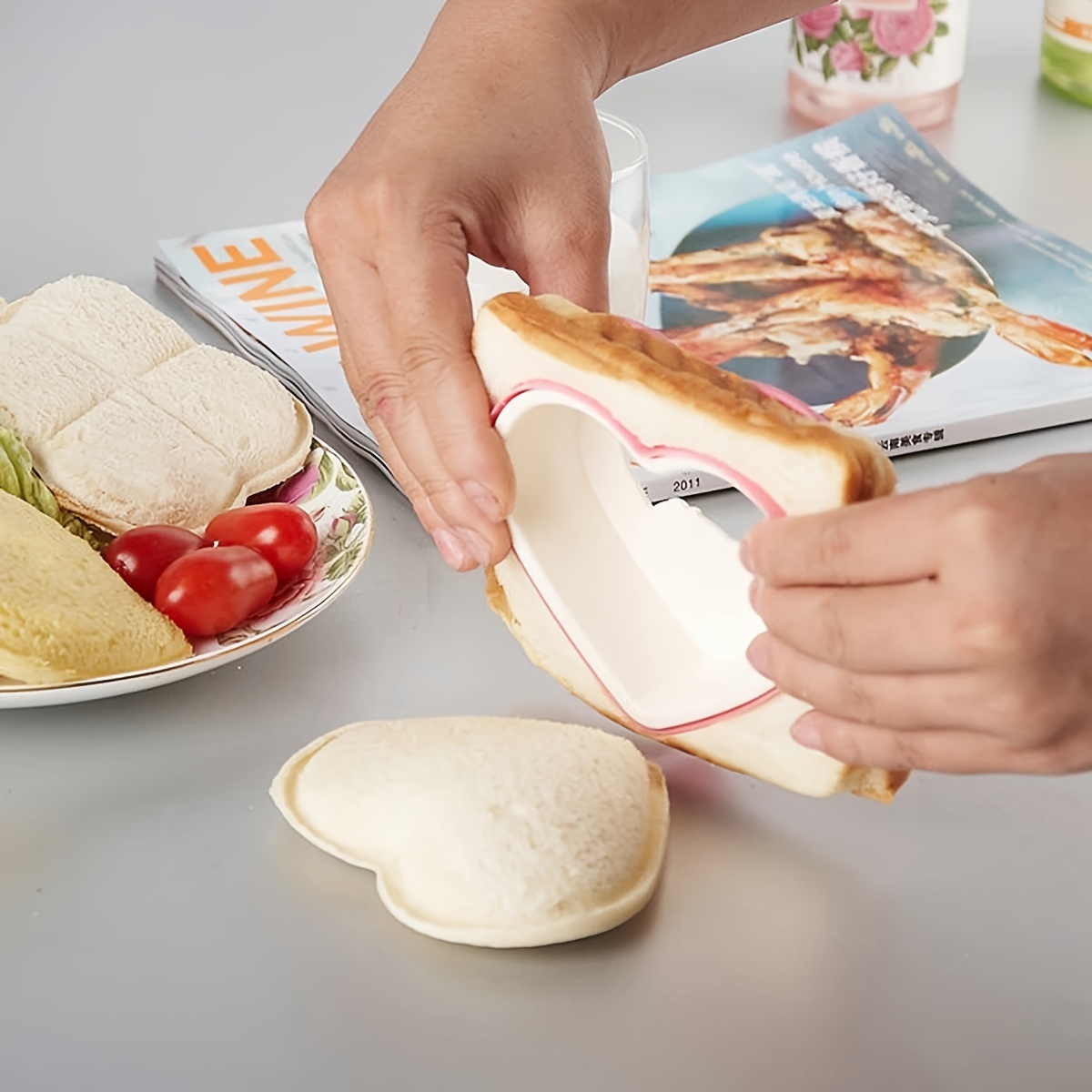 10Pcs Stainless Steel Sandwiches Cutters Set Food Grade Unicorn