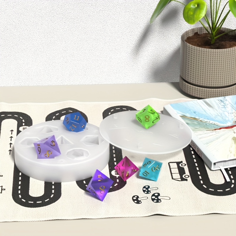 Resin Dice Silicone Mold Set High Toughness Polyhedral Game - Temu