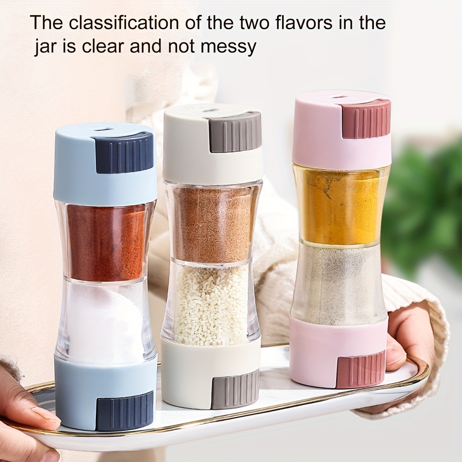 1PC Glass Kitchen Pepper Spice Shaker Salt Seasoning Can Cruet