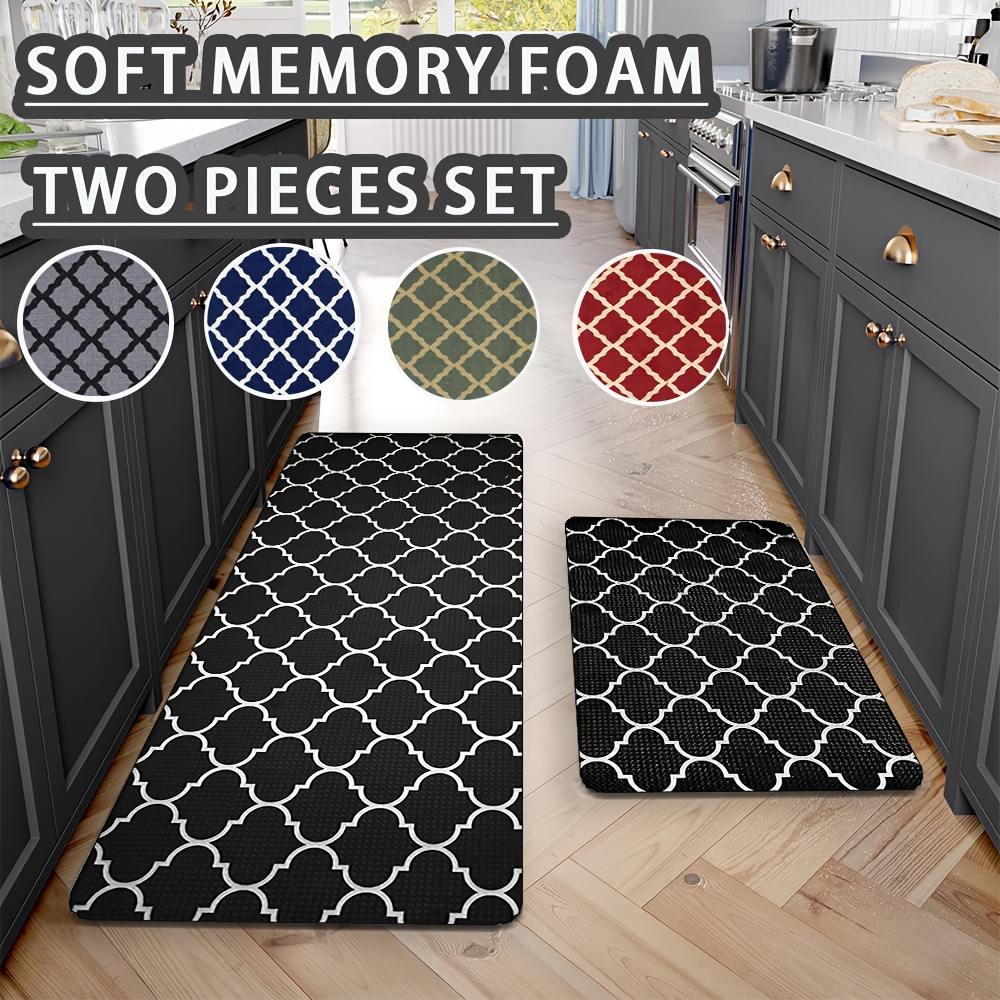 Modern Absorbent Floor Mat Anti fatigue Oil proof Kitchen - Temu Germany