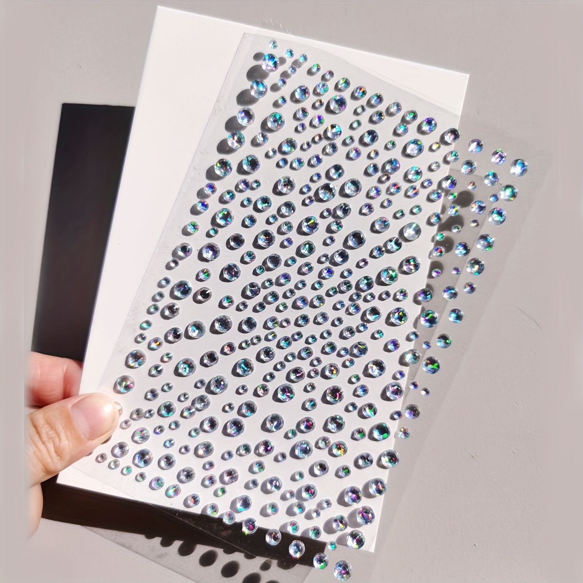 

3d Laser Diamond Stickers - Diy Crafts, Nail Art, Hair Accessories & Home Decor | In 3mm, 4mm, 5mm, 6m Sizes