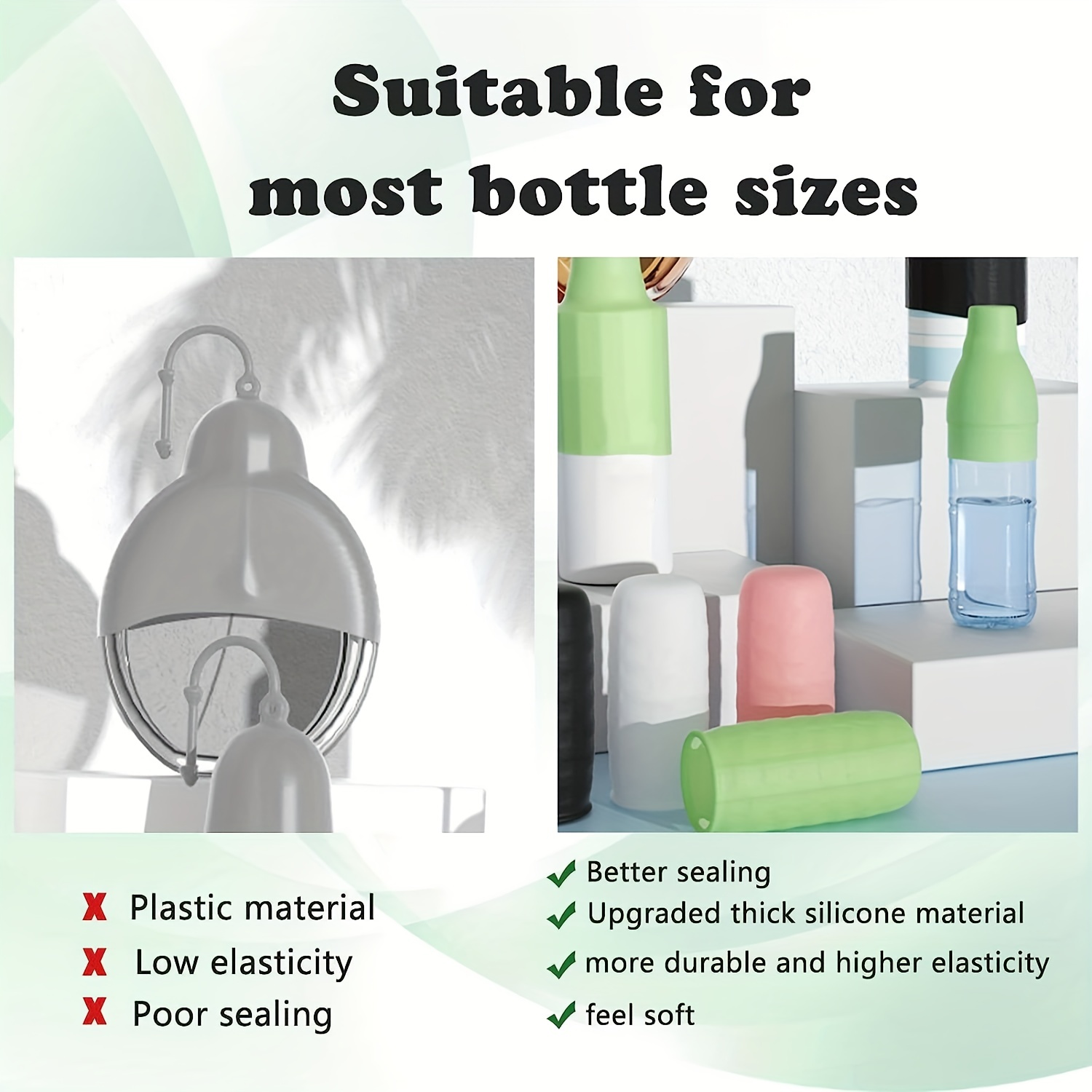 Elastic Sleeves for Travel Containers Silicone Travel Bottles