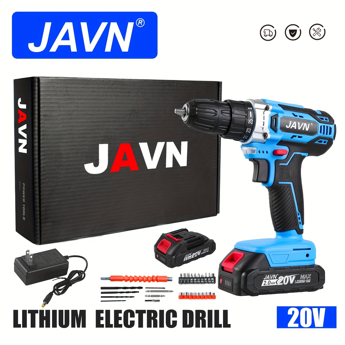 Javn 21v Cordless Drill Electric Screwdriver Mini - Temu
