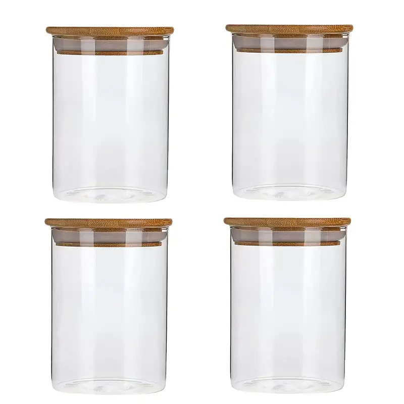 Sealed Glass Jar With Lid, Transparent High Borosilicate Glass