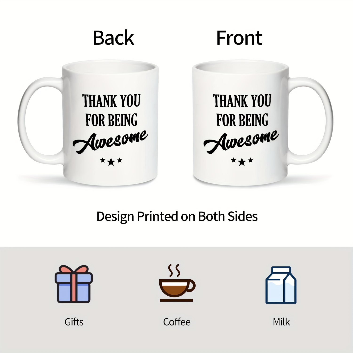 Printed Coffee Mug - Incredible Gifts