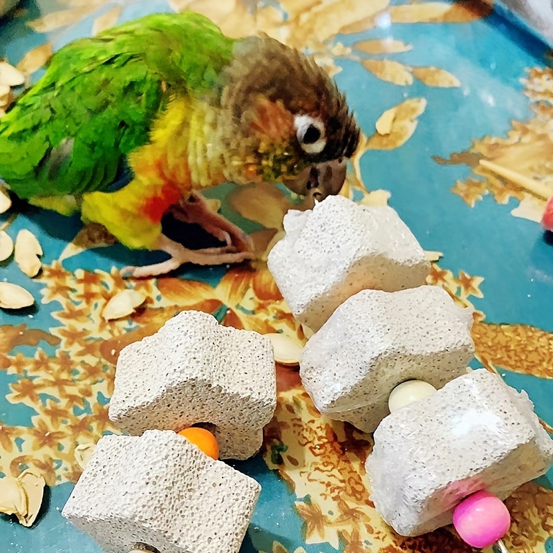 Bird Toy Parrot Chew Toys Bird Beak Grinding Stone Calcium - Temu