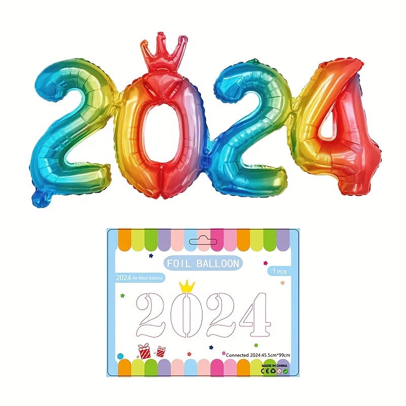 Nouvel an : des ballons multicolores pour nouvelle année