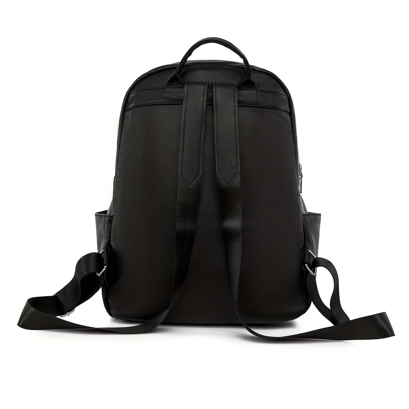 Solid Argyle Pattern Large Capacity Backpack