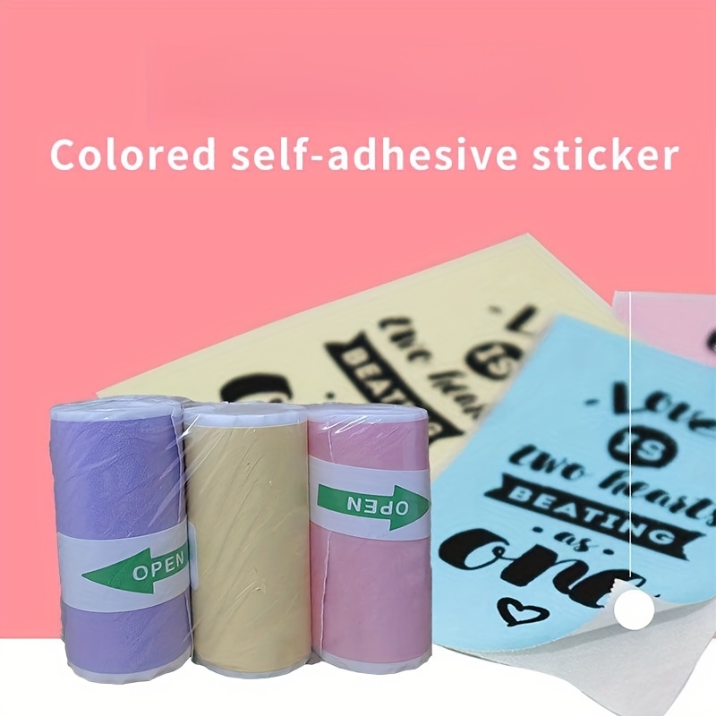 Adhesive Transparent Sticker Paper Printing