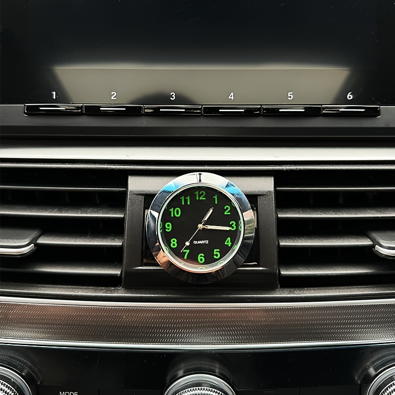 Mini voiture horloge véhicule électronique horloge numérique montre auto  voiture camion tableau de bord temps, noir