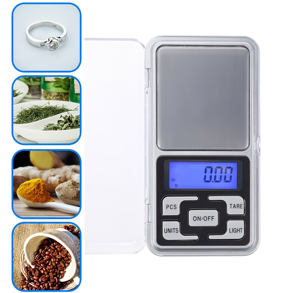 CR Scale Digital Pocket Scale - 1pc Premium Digital Food Scale 100g by  0.01g Digital Grams Scale Digital Scale Weight Scale Kitchen Scale Black  Gram