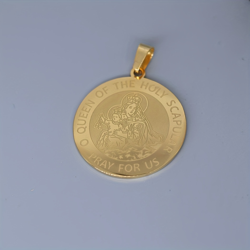 Queen Ofthe Holy Scapular Charm for Necklace Bracelets