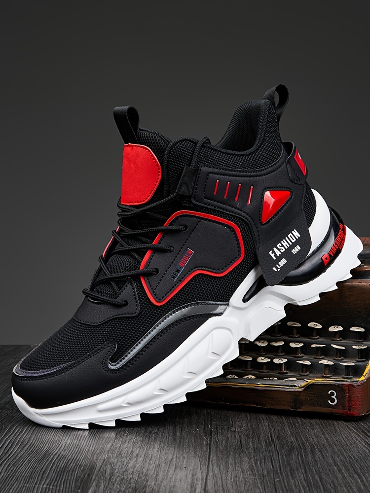 Zapatillas Chunky de Moda para Hombre - Duraderas y Absorbentes de Impactos - Cómodas con Diseño Antideslizante y Cordones para Aventuras al Aire Libre - Ideales para el Uso Diario de los Hombres