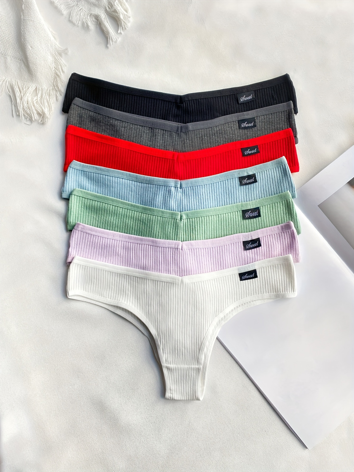 Panties For Women Sexy Low Waist Underwear Female Underpants Ladies Solid  Briefs Elastic Breathable Polyester Panties