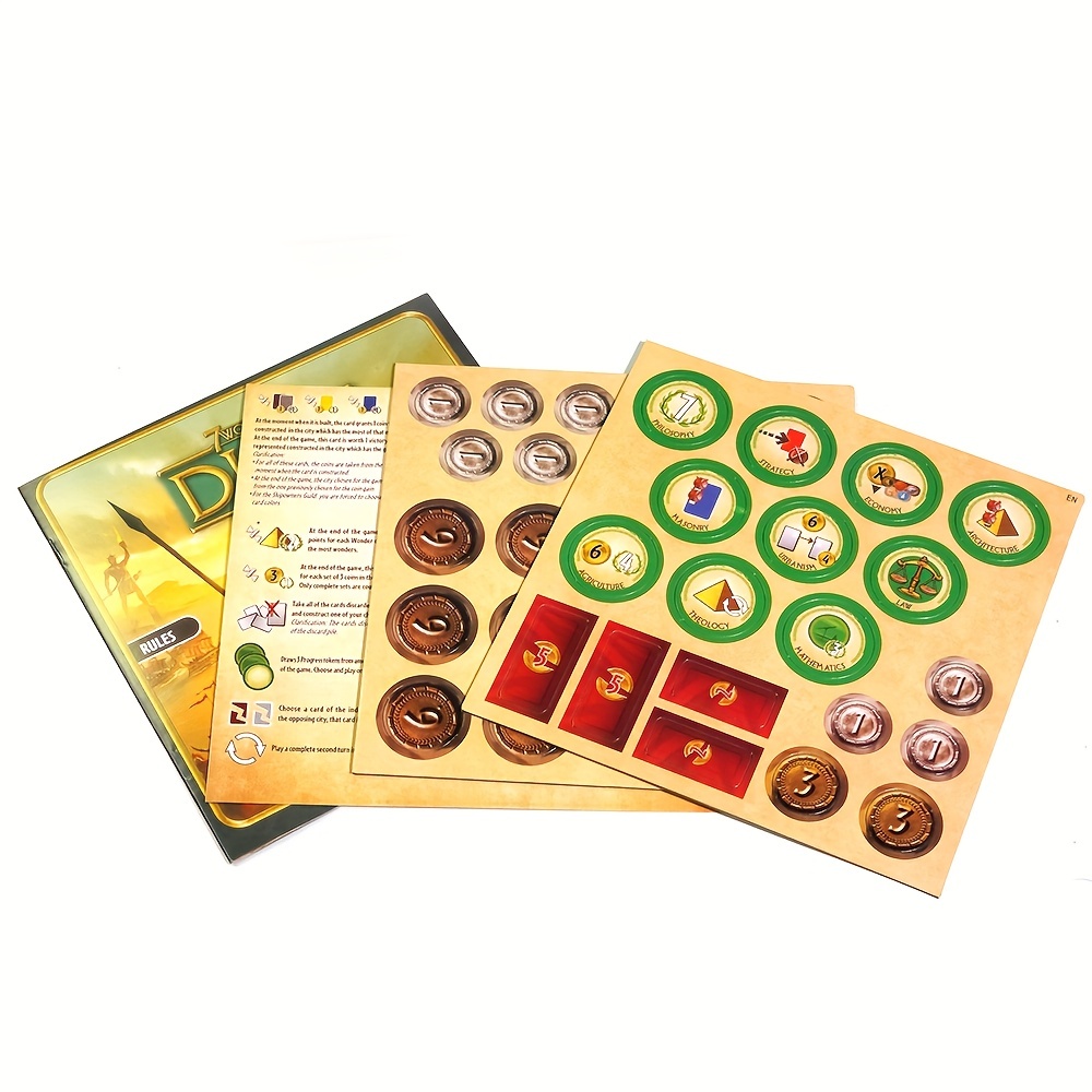 7 Wonders Duel Pantheon Board Game EXPANSION | 2 Player Game | Strategy  Board Game | Civilization Board Game for Game Night | Board Game for  Couples 