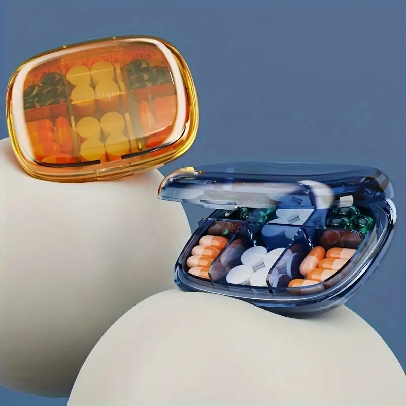 1pc Dispensador Portátil Mini Organizador Medicamentos 7 - Temu Chile