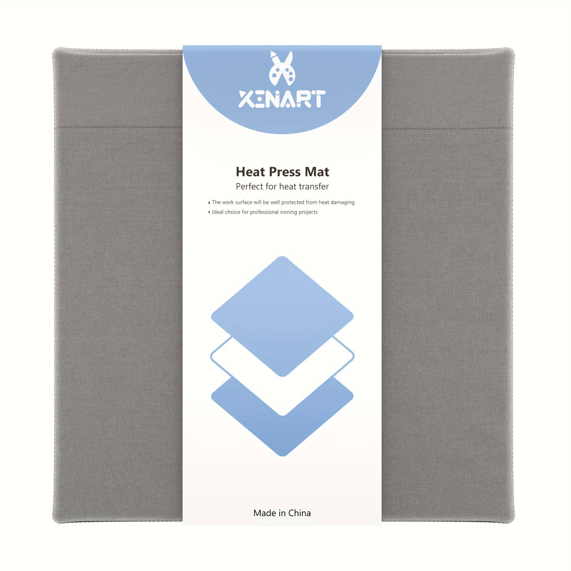  Heat Press Mat with Teflon Sheet for Cricut Easypress-  12x12inch, Heat Transfer Insulation Craft Pad for 2/EasyPress,Vinyl HTV  Ironing mats : Arts, Crafts & Sewing