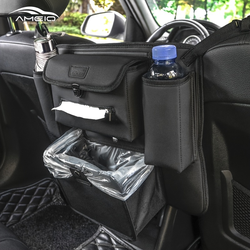 Car Trash Bag Garbage Can, Recycle Bin For Rubbish Waster, Organizer  Storage Container Between Front Seats, Holder Of Handbag Purse Car  Accessories