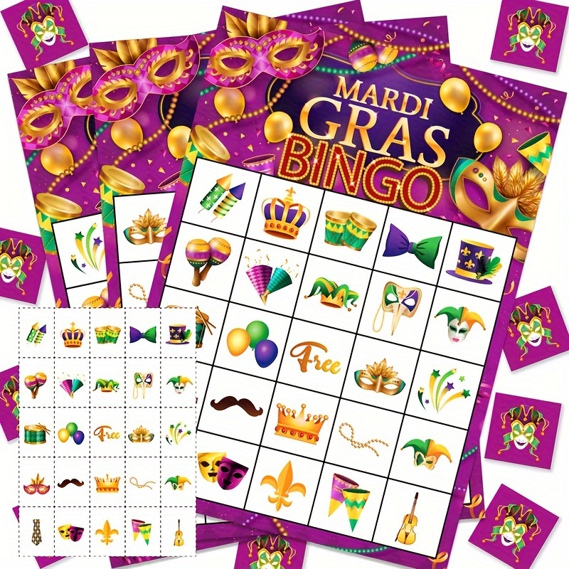 Bingo Cards Resuable Bingo Paper Game Cardstock Bulk 5 - Temu