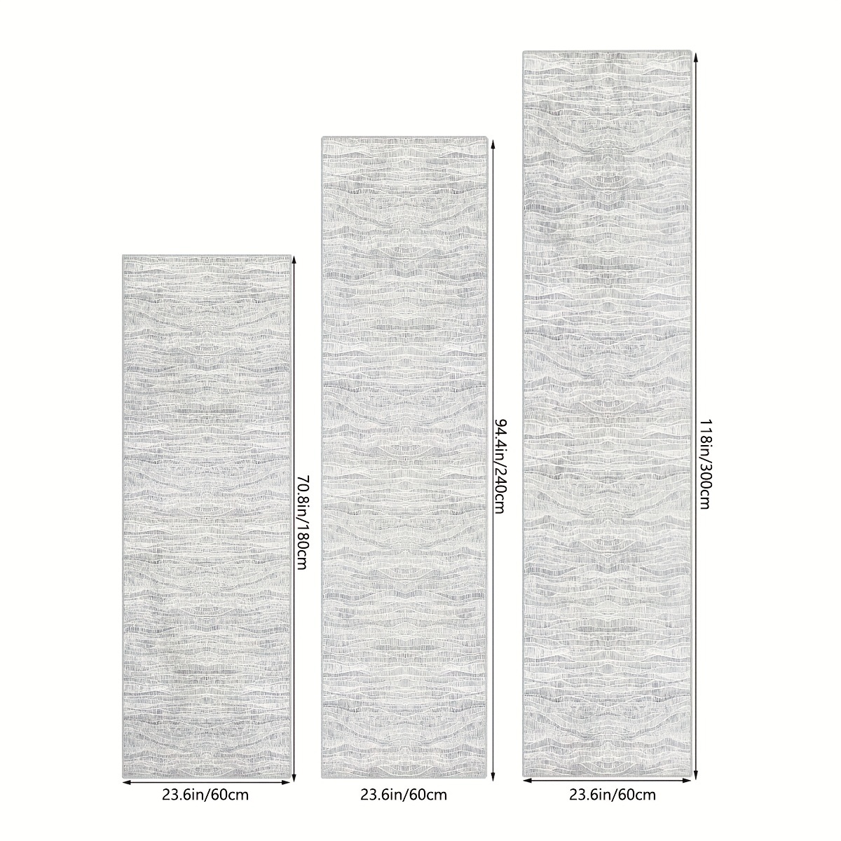 Textured Pattern Indoor Runner Rug for Home Decor