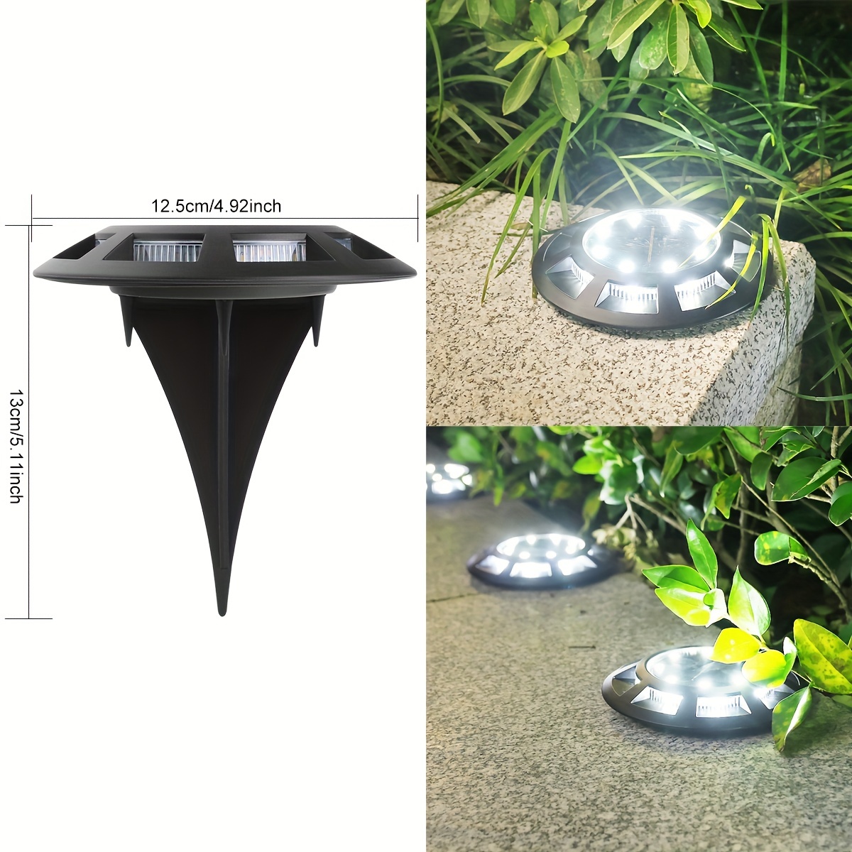 Ground level deals solar garden lights