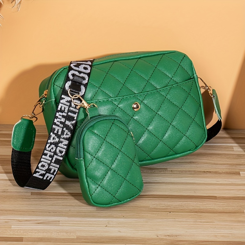 Ladies Small Quilted Bag Genuine Leather Shoulder Bag for Women