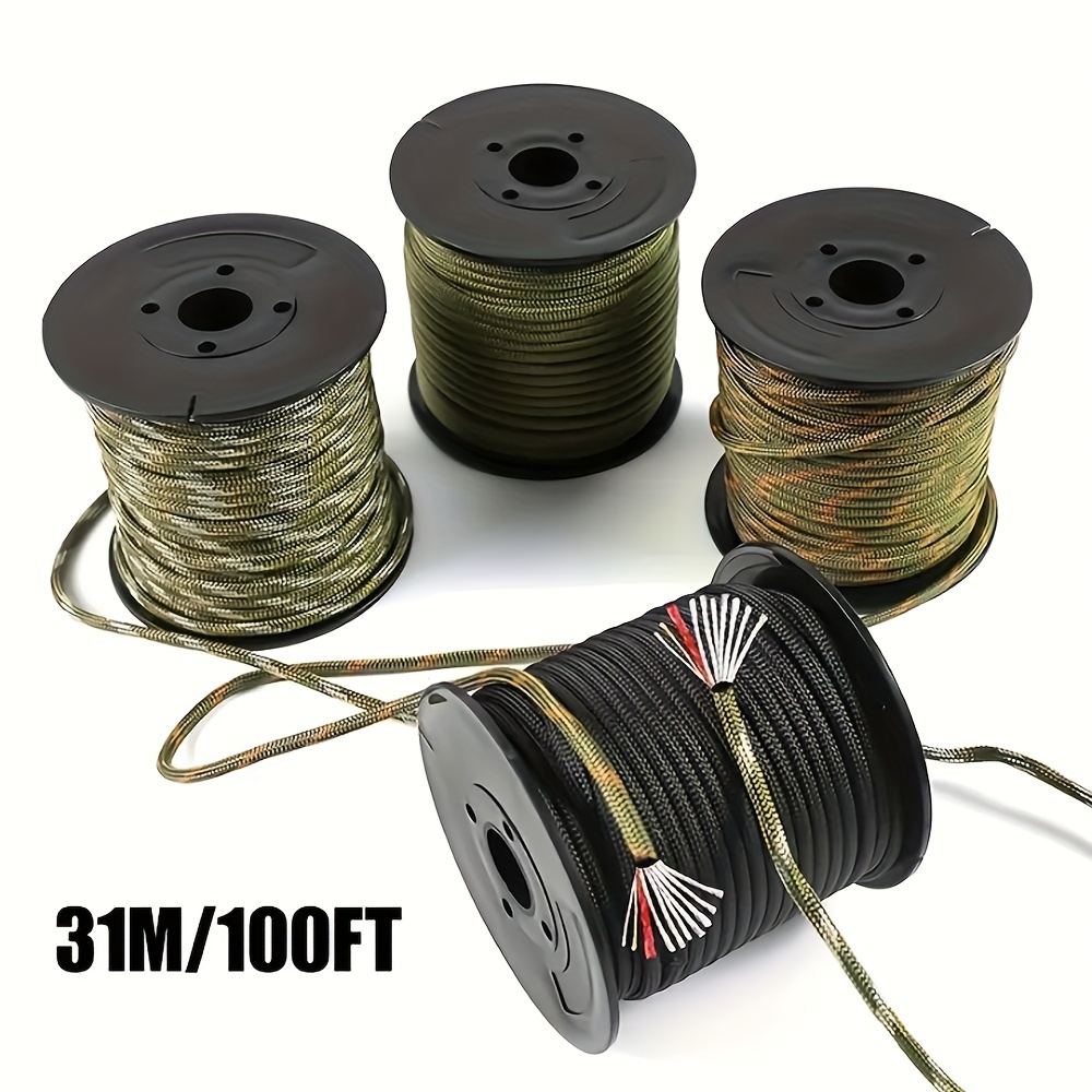 100ft 1220 47in Multipurpose Rope With Fire Cord Pe Fishing Line