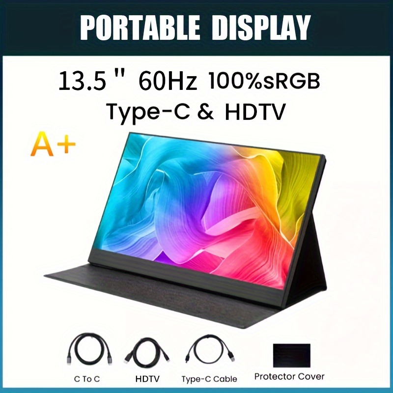 UPERFECT 15.6 Portable Monitor 1080P FHD Screen Second Display