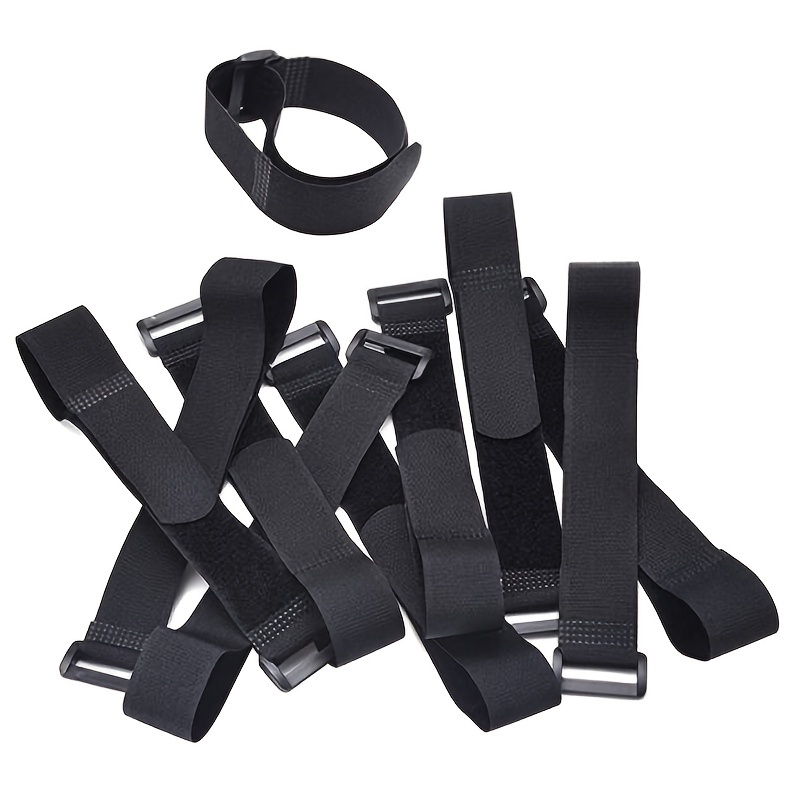 6 Pcs Cable Ties Reusable,Cable Management Straps,Adjustable Multipurpose Hook  and Loop Securing Straps for Wire Tie