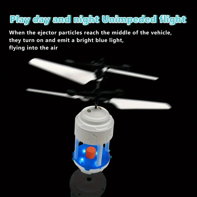 Toys Magic Flying Drone Toy With Lights, Mini UFO Toy Suitable For Multiplayer Competition Indoor Outdoor Christmas Birthday Catapult Drone details 7