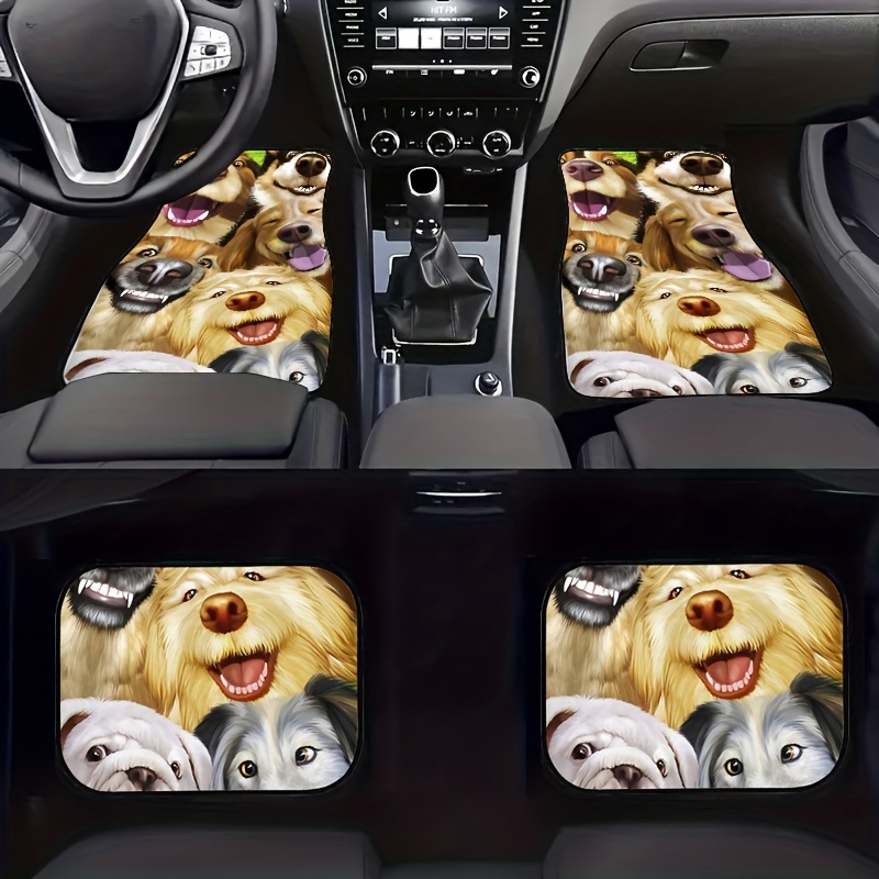 Universal Car Starry Wolf Pattern Floor Mat Full Surround - Temu