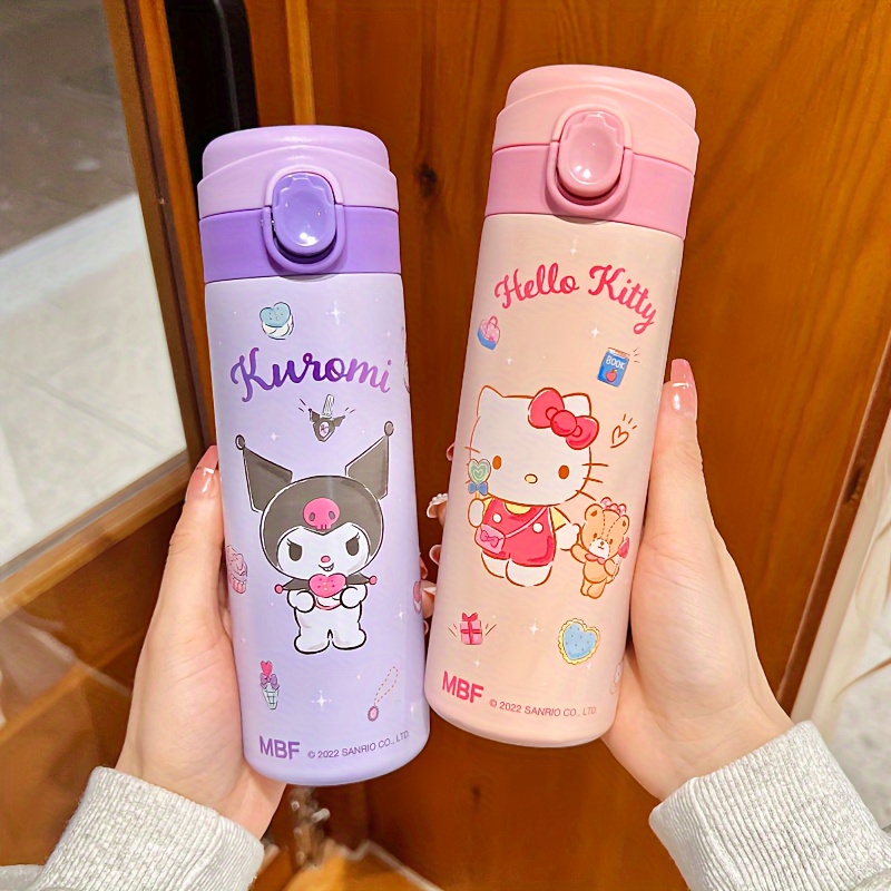 Hello Kitty Kids Water Bottles Water Bottle With Time - Temu