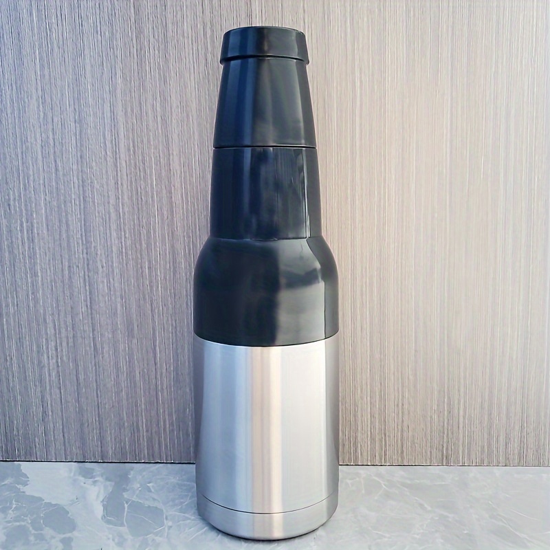 3 in 1 Beer Insulator Beverage Can Holder Stainless Steel Water Bottle Keep  Cold