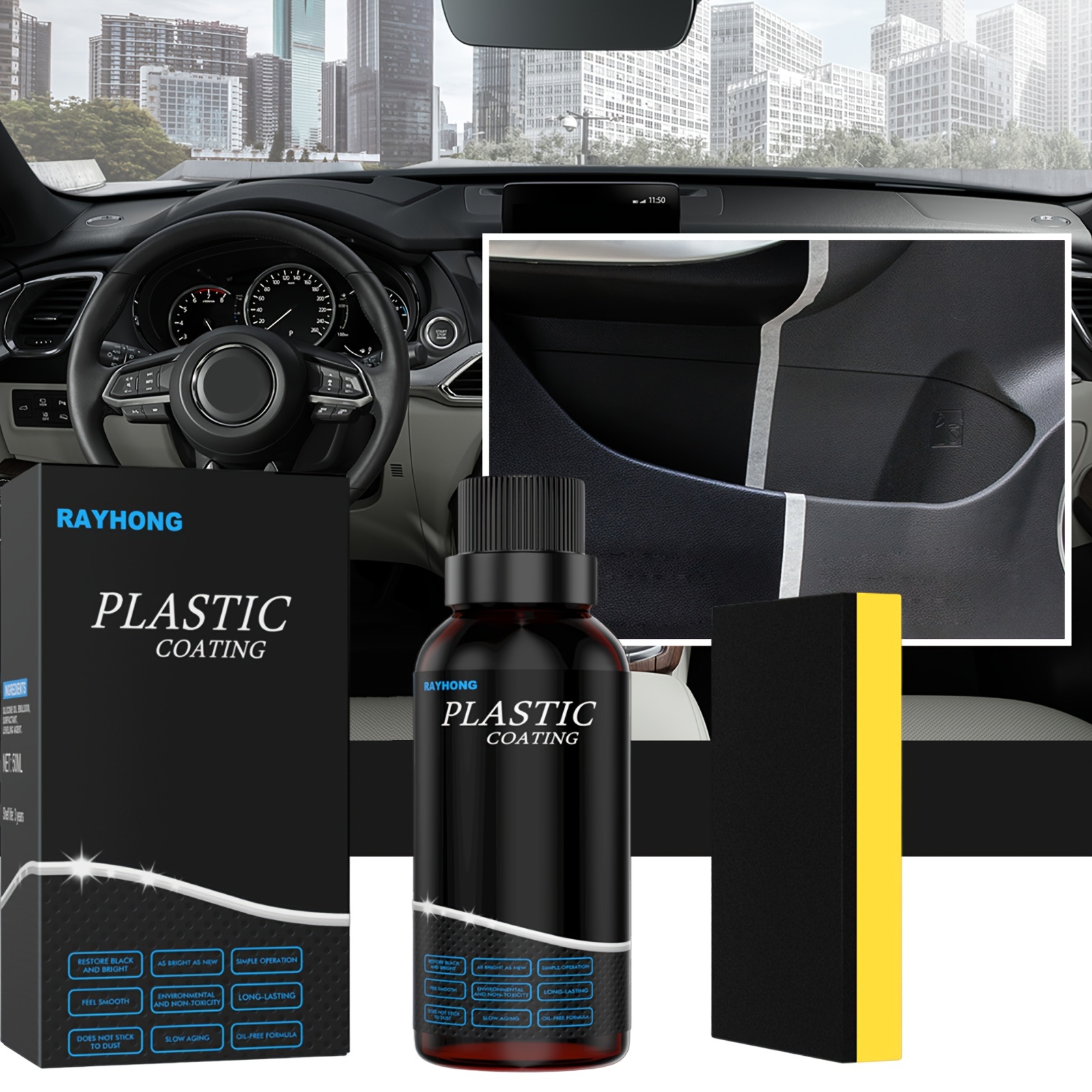 Restore Your Car's Interior With Our Plastic Retread Repair - Temu