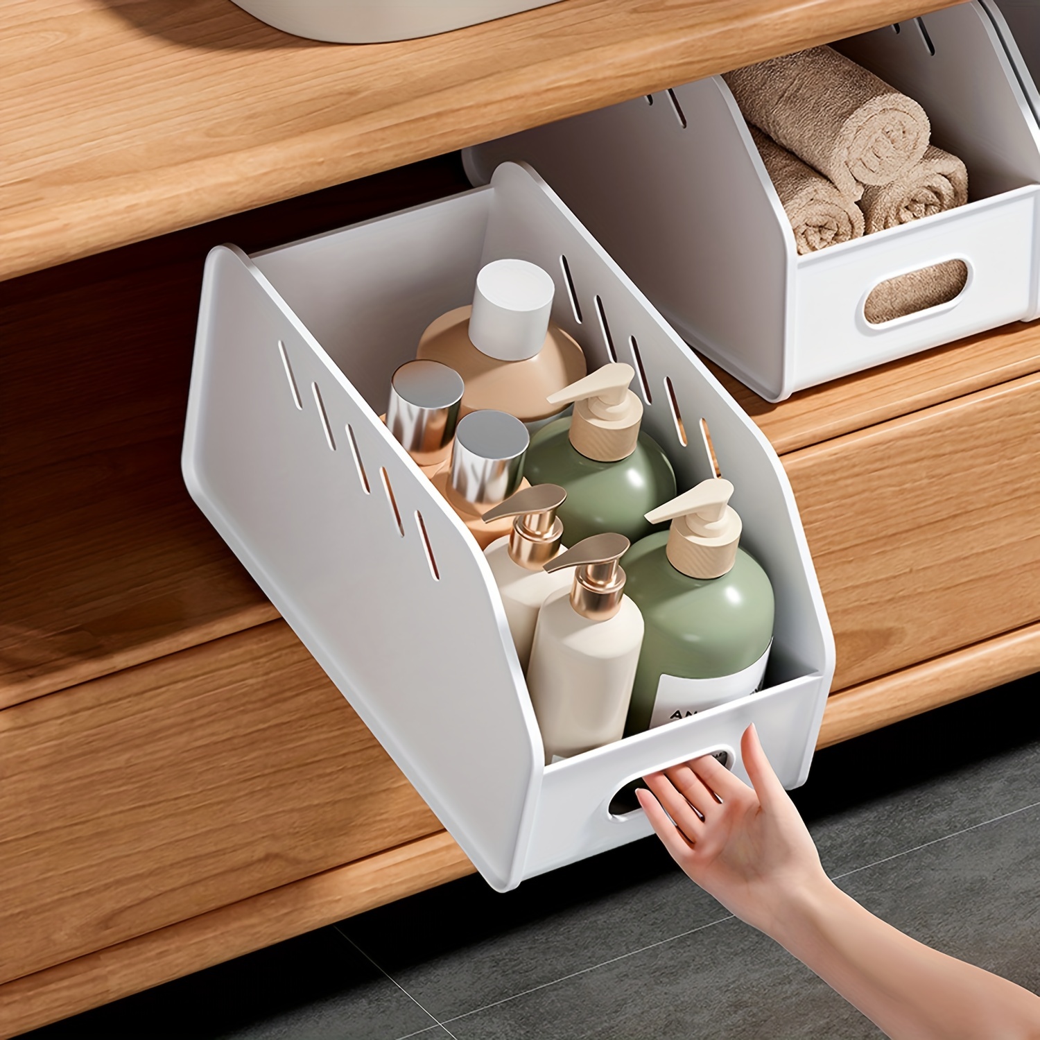 Hollow Storage Basket Household Supplies Sorting And Storage Basket