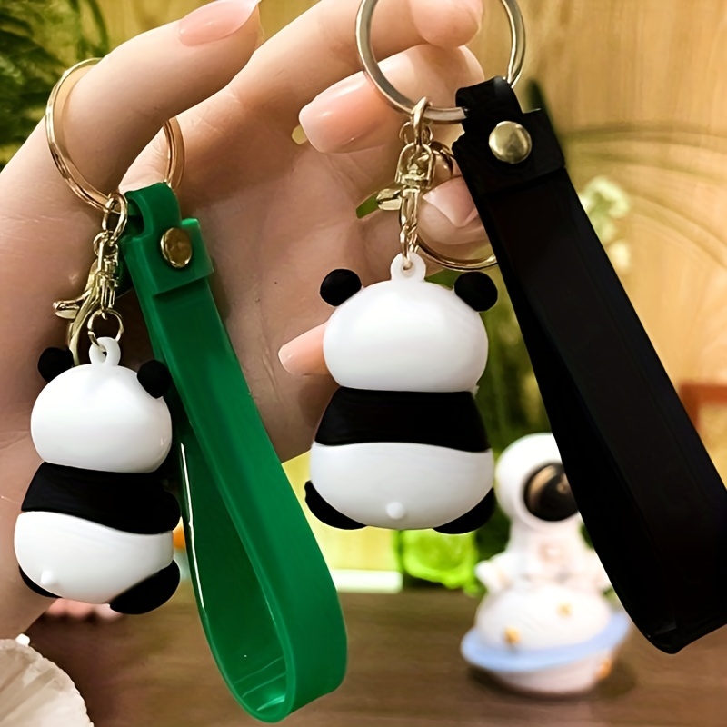 Acrylic Floating Panda Key Chain, Quicksand Key Chain Bag Hanging Gift For  Men - Temu